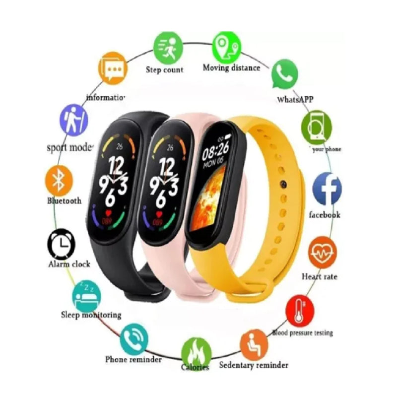 DC Smartwatch Relogio Smartband Masculino e Feminino M7 1.62"