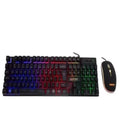 Kit de teclado e mouse gamer preto