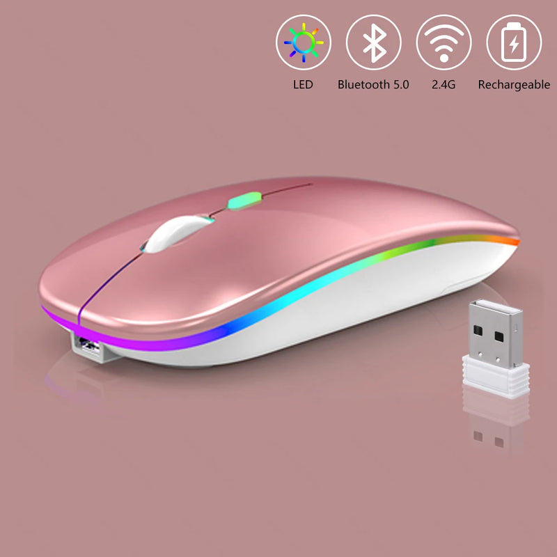 Bettdow Mouse Sem Fio Wireless 2400DPI 2,4GHz Bluetooth Mouse