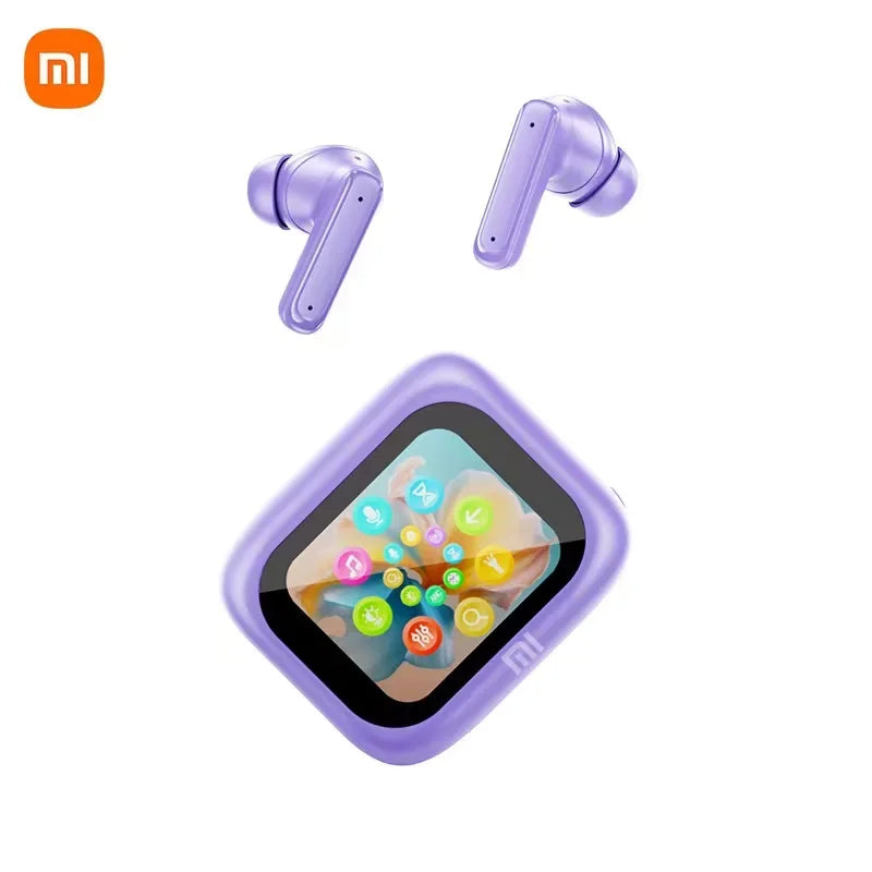 Xiaomi E18 Pro Fones de Ouvido Bluetooth 5.4 TWS – Tela Touch, Cancelamento de Ruído, Microfone Integrado