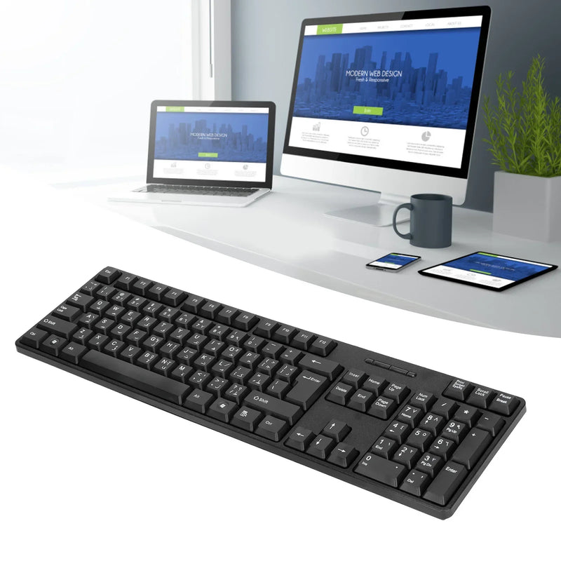 Teclado Mecânico USB com Design Ergonômico