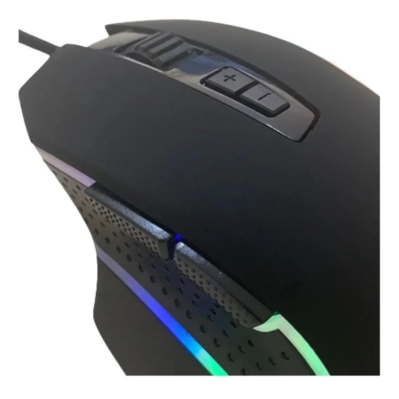 Mouse Gamer Led Rgb 4800dpi 7 Botoes Knup Kp Mu006