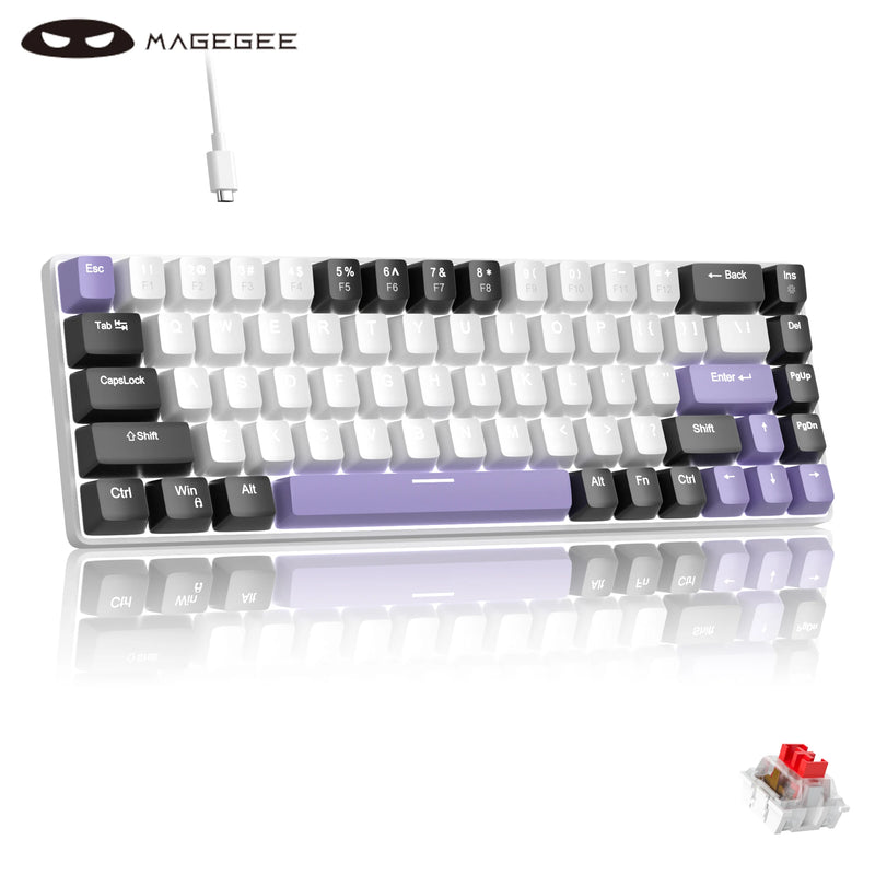 Teclado mecânico MageGee 60%, MK-Box