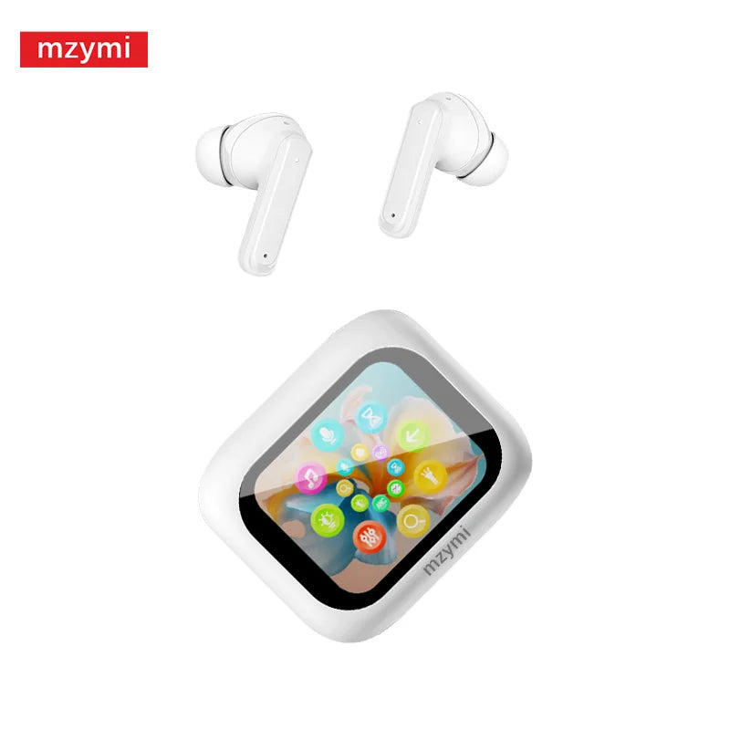 mzymi E18 Pro Fones de Ouvido Sem Fio ANC Bluetooth 5.4, Fones Esportivos à Prova d'Água, Headset In-Ear com Microfone para XIAOMI