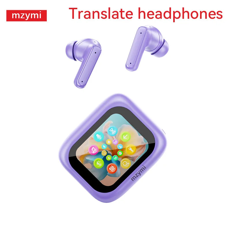 mzymi E18 Pro Fones de Ouvido Sem Fio ANC Bluetooth 5.4, Fones Esportivos à Prova d'Água, Headset In-Ear com Microfone para XIAOMI