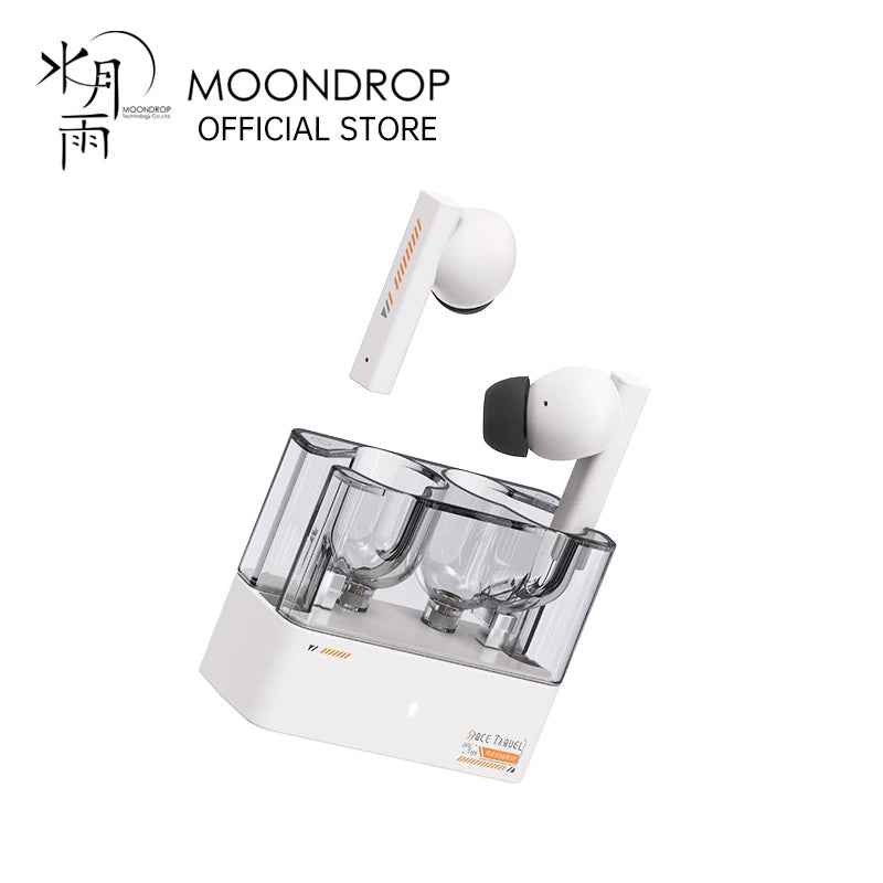 MOONDROP-Viagem Espacial TWS Fone De Ouvido, Cancelamento De Ruído, Verdadeiro Estéreo Sem Fio, Bluetooth 5.3