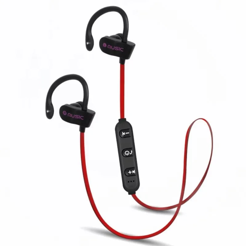 À prova d'água sem fio Bluetooth Headphone, Música Esporte Fones De Ouvido Stereo Bass Headset com Microfone Todos Smartphone