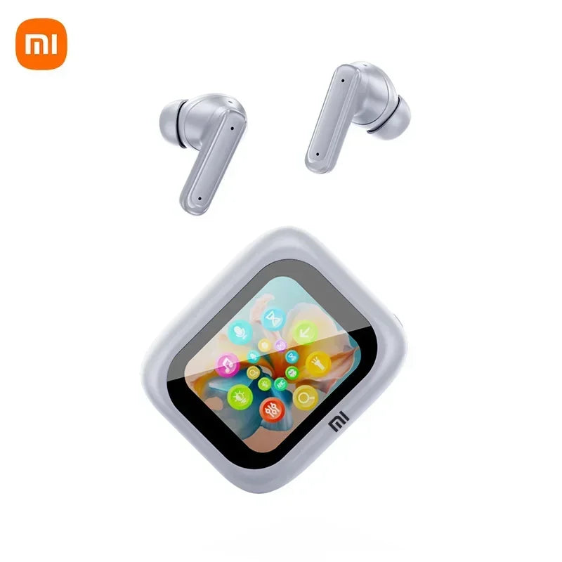 Xiaomi E18 Pro Fones de Ouvido Bluetooth 5.4 TWS – Tela Touch, Cancelamento de Ruído, Microfone Integrado