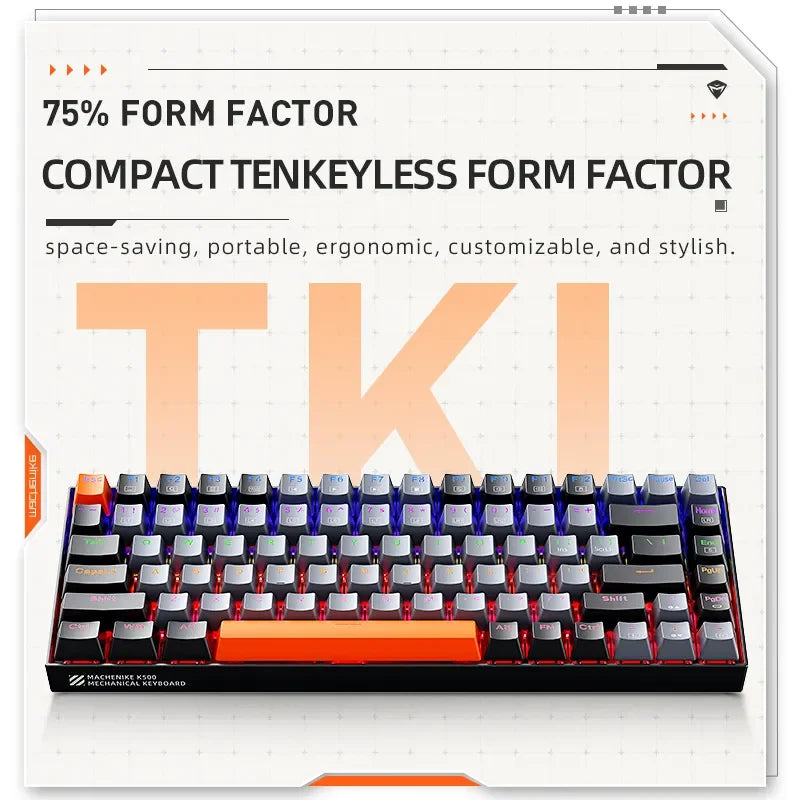 Machenike K500A-B84 Teclado Mecânico 75%