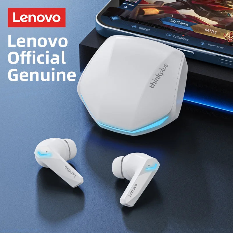 Fone de Ouvido Bluetooth Lenovo GM2 Pro 5.3 Sem Fio, Earbuds de Baixa Latência, Chamadas em HD, Modo Duplo, Headset Gamer com Microfone